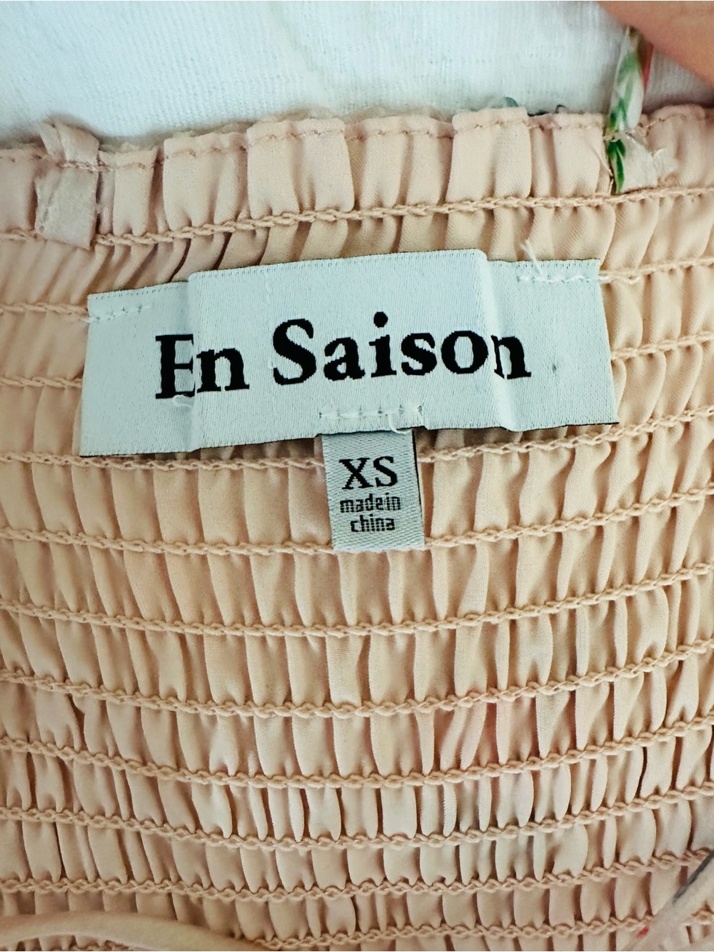 Viral Anthropologie En Saison Blush Pink Floral Cocktail Dress - XS - Picture 6 of 6
